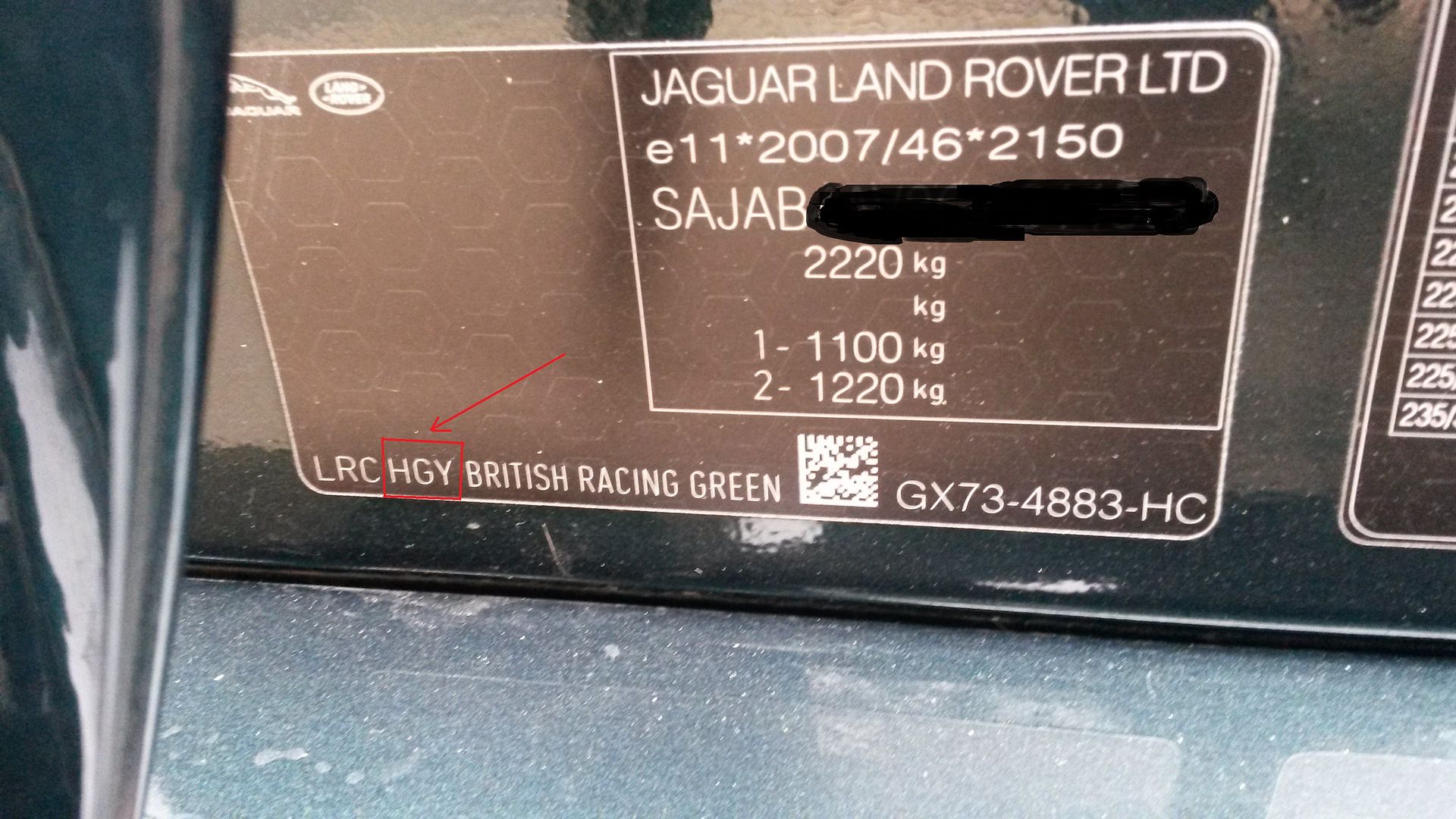 Touch up paint Jaguar XE Forum